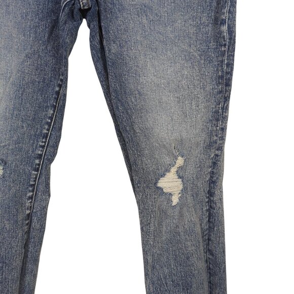 Boston Proper high-rise distressed straight leg Women's Jeans size‎ 10 - Picture 8 of 14